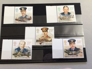 Great Britain History of Royal Air Force mint never hinged stamps set  65088