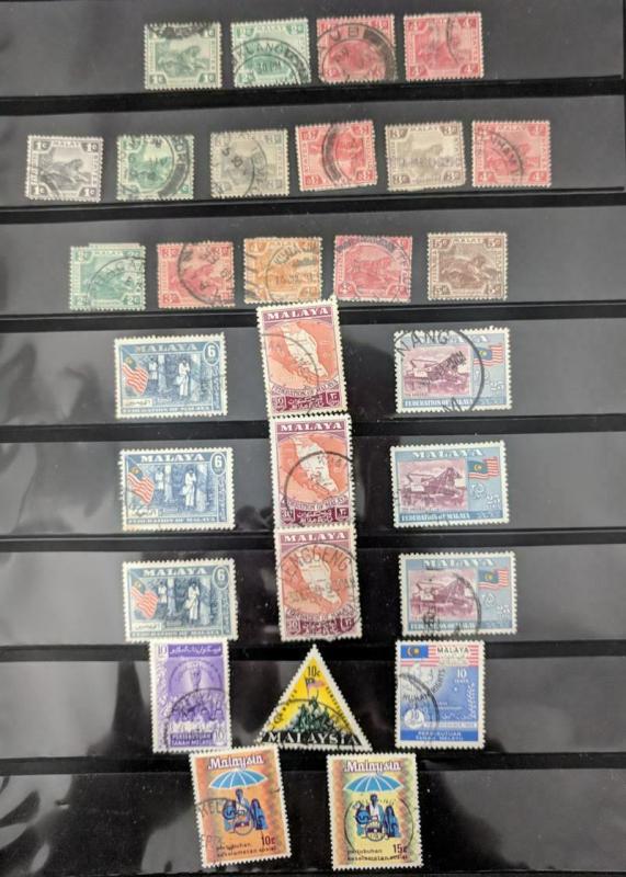 EDW1949SELL : MALAYSIA Old Time Mint & Used collection. Nicely displayed.