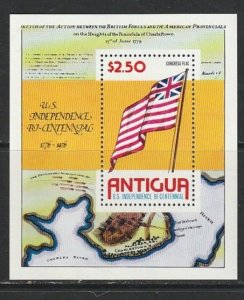 1976 Antigua - Sc 430 - MH VF - 1 SS - US independence