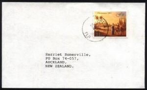 FIJI 1991 cover to NZ : VATOA cds..........................................70387