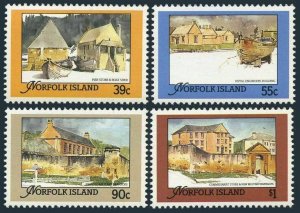 Norfolk 444-447,MNH.Michel 447-450. Convict Era Georgian Architecture,1988.