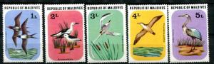 Maldive Isls. 691-95 Mint OG 1977 Birds