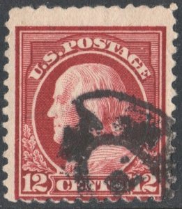 SC#512a 12¢ Franklin Single (1917) Used