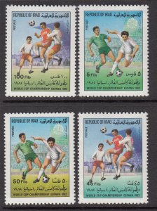 Iraq 1081-1084 Soccer MNH VF