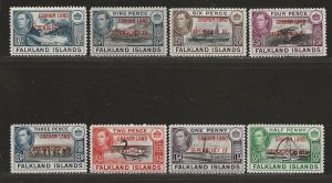 FALKLAND ISLANDS  DEPENDENCIES SC# 2L1-8   FVF/MOG