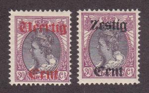 Netherlands # 102-103, Mint Light Hinged