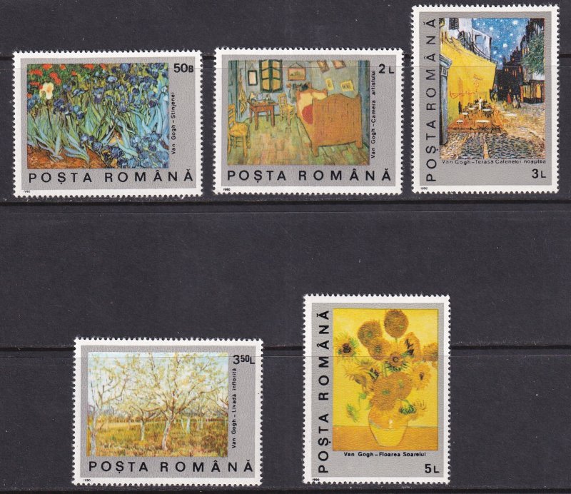 Romania (1990) Sc 3634-8 MNH