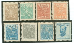 Brazil #657/667 Mint (NH) Single