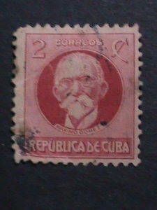 ​CUBA- VERY OLD CUBA STAMPS FAMOUS PEOPLE USED- VF WE SHIP TO WORLD WIDE.