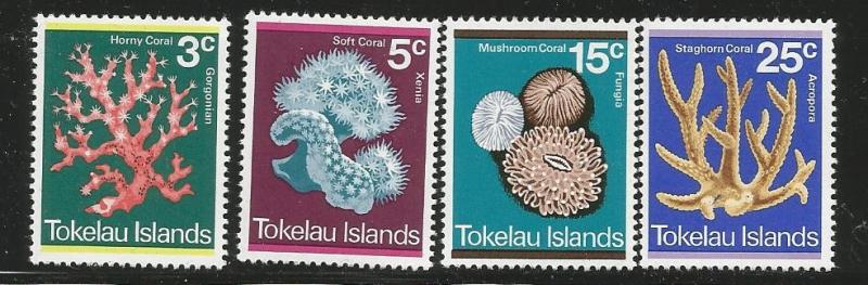 TOKELAU 37-40 MNH COAL SET 1973