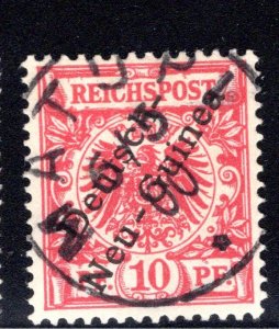 German New Guinea (DNG) #3, SON Matupi CDS dated 6 May 1900, Cancel CV€10