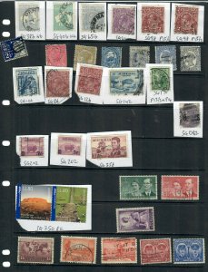 AUSTRALIA AND STATES MIX X 32 ALL DIFFERENT, MOSTLY EARLY USED LOT 25