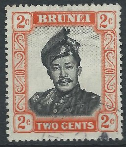 Brunei 1952 - 2c wmk Mult Script CA - SG101 used