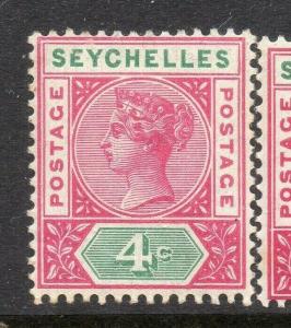 Seychelles 1890 Early Issue Fine Mint Hinged 4c. 309005