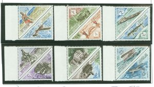 Congo, Peoples Rep. (ex Fr. Congo) #J34a-J39a Mint (NH) Single (Complete Set)