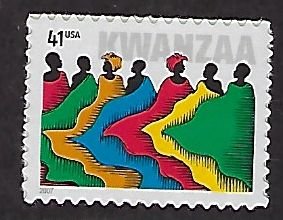 Catalog #4220 Single Stamp Kwanza Black Heritage Holiday