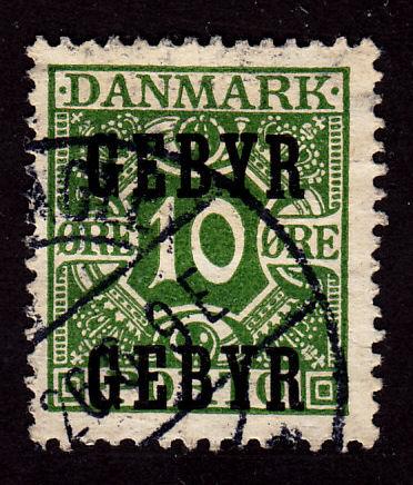 Denmark I1 Late Fee Stamp 1923