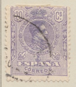 SPAIN 1920 20c Violet Used Stamp A29P10F31703-