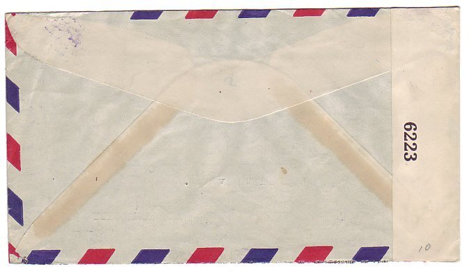 Censored cover Panama - USA 1942 