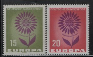 GERMANY, 897-898, MNH, 1964, EUROPA