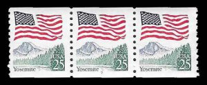 PCBstamps  US #2280a PNC3 75c(3x25c)Flag/Yosemite, (#7), MNH, (17)