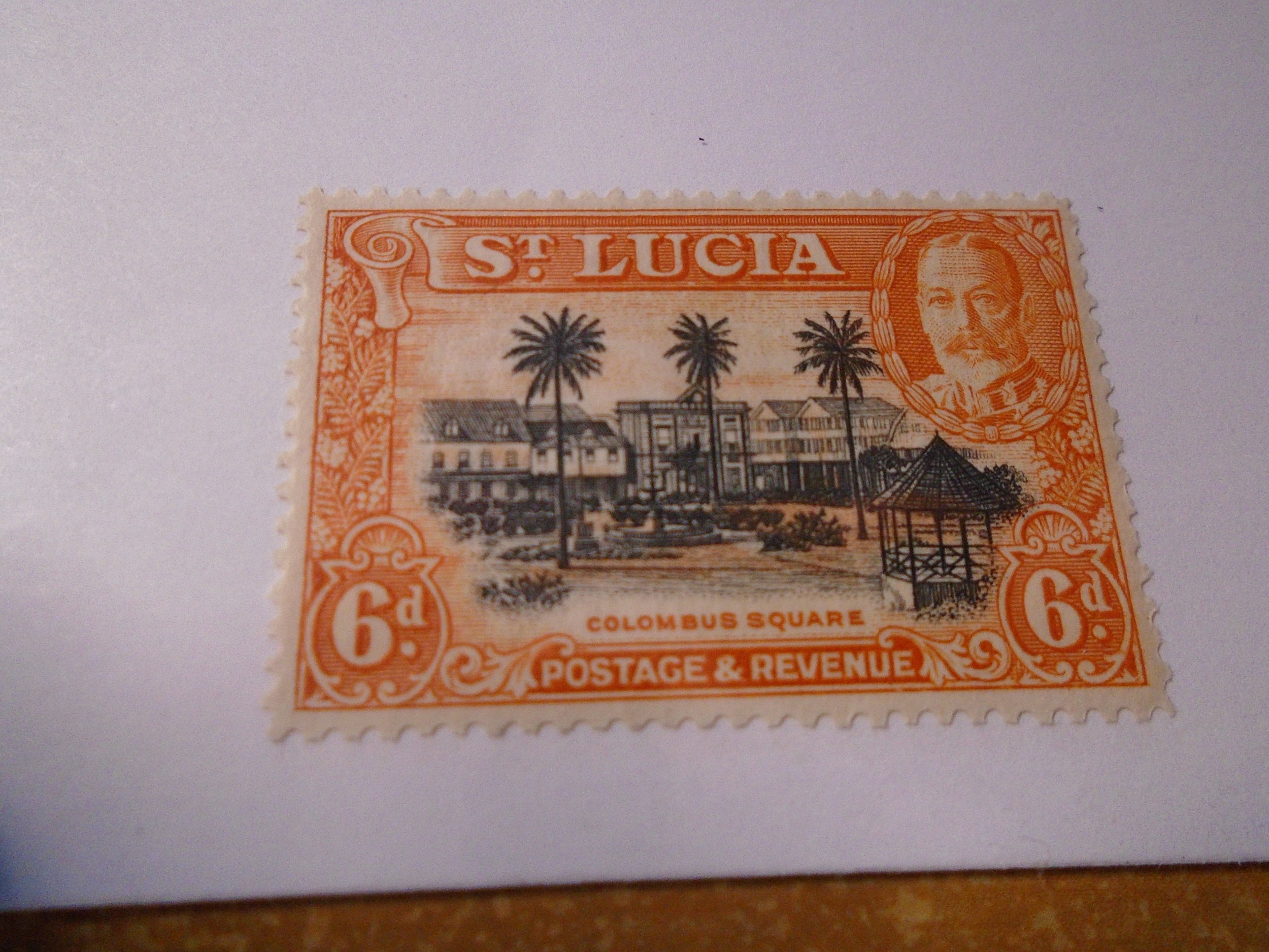St Lucia 102 MH Caribbean St. Lucia, General Issue Stamp / HipStamp