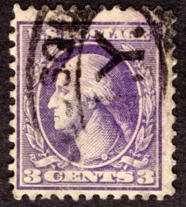 1918, US 3c, Washington, Used, Sc 529