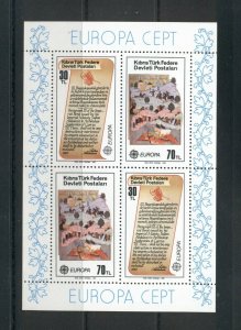 Turkish Cyprus #114 (1982 Europa souvenir sheet) CV $5.00