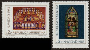 Argentina  #1463-1464  Mint NH   CV $1.35