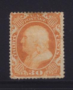 38 VF part OG previously hinged with nice color scv $ 2000 ! see pic !