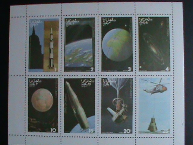 OMAN STAMP-1974  SPACE PROGRAMS- MOON LANDING MNH FULL SHEET VERY FINE