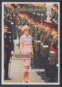 Cook Islands B142 Princess Diana Souvenir Sheet MNH VF