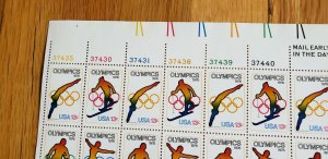 Scott # 1695 - 98 1976 Winter Olympics sheet 50 stamps MNH  (FL)