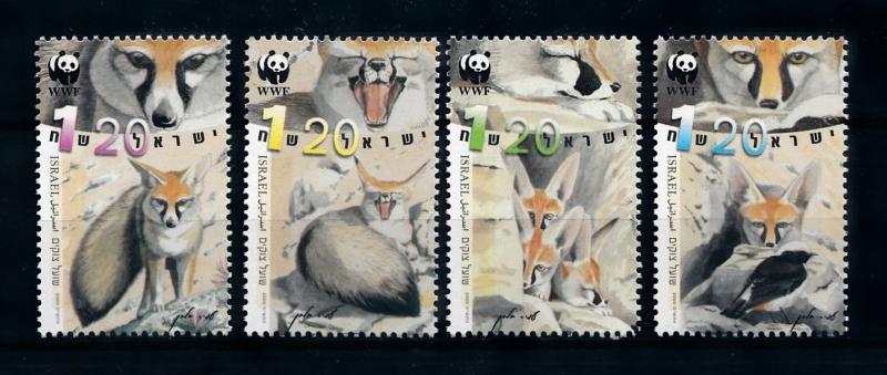 [79163] Israel 2000 Wild Life Fox WWF  MNH