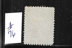 US #76 1861-66 5C WASHINGTON (BROWN) - USED