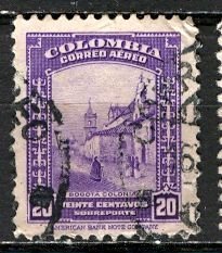 Colombia; 1948: Sc. # C154: Used Single Stamp