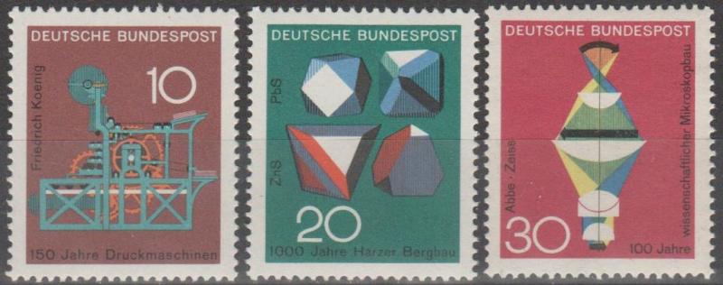 Germany #978-80 MNH F-VF (ST2501)