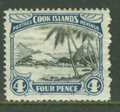 Cook Islands # 95   4d. Harbor Scene  (1) Unused