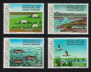 Portugal Birds Fish Sheep Water Conservation 4v 1976 MNH SG#1628-1631