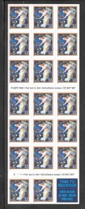 #3012a MNH Complete Booklet Pane Pl# B1111