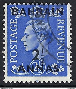 BAHRAIN 1948 KGVI 2½ Anna on 2½d Light Ultramarine SG55 FU