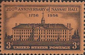 # 1083 MINT NEVER HINGED NASSAU HALL