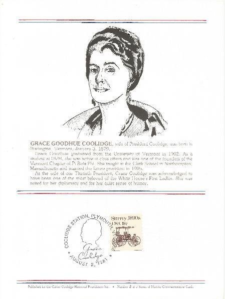 Grace Coolidge Birthday card #!