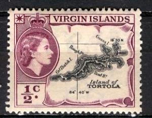 British Virgin Islands; 1956: Sc. # 115: */MH Single Stamp
