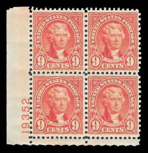 PCBstamps  US # 641 PB 36c(4x9c) Grant, MNH, (PB-3)