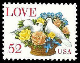 PCBstamps   US #2815 52c Love & Doves, MNH, (2)