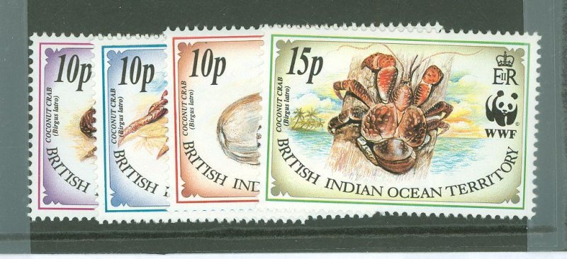 British Indian Ocean Territory #132-135 Mint (NH) Single