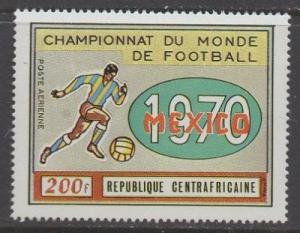 Central African Rep 1970 Soccer Football VF MNH (C85)