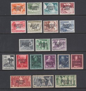 Switzerland Sc 5O6-5O25 MLH. 1948 WORLD HEALTH ORGANIZATION ovpts, cplt set, VLH