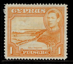 CYPRUS GVI SG154, 1pi orange, M MINT. 